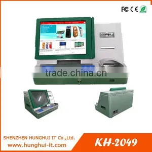 Multifunction Touch Screen Bank MICR Passbook Printing Kiosk and A4 Document Printing Kiosk thumbnail-1