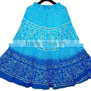 Bandhani Skirts / Online Skirt in Cotton thumbnail-1