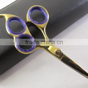 Gold Color Barber Scissors Free Shipping 50 Pieces thumbnail-3