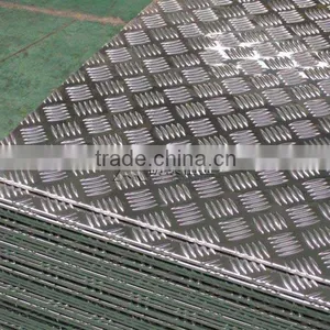 Aluminium Tread Plate Diamond Pattern and Five Bar 3003 H24 5052 6061 thumbnail-1