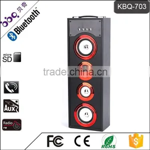 BBQ KBQ-703 36W 3000mAh DJ Empty Speaker Box thumbnail-6
