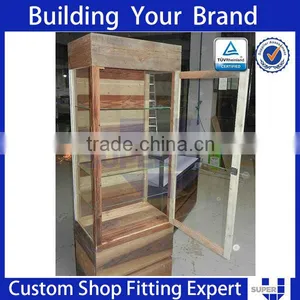 Wooden Led Gondola Optical Shop Counter Design thumbnail-1
