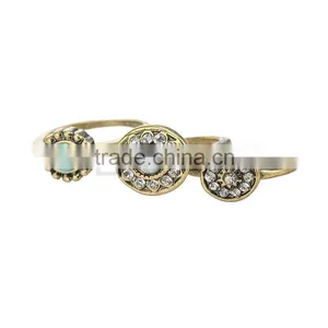New Arrive Retro Gold Adult Power Ring thumbnail-2