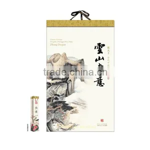 Custom High Quality Xuan Paper Wall Calendar in 2016 thumbnail-6