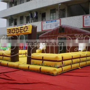 Exciting Inflatable Bull Riding Machine for Sale, Mechanical Rodeo Bull With Inflatable Mattress Quality Choice thumbnail-1