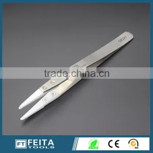 Heat Resistance CR241 Zirconia Ceramic Tip Pointed Tweezers thumbnail-2