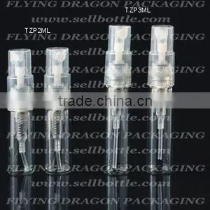 2ml,3ml, Tester Bottle, Glass Perfume Bottle With Plastic Spray, Glass Cosmetic Bottle thumbnail-1