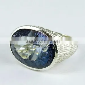 Fields Of Summer !! Mystic Topaz 925 Sterling Silver Ring, Silver Jewelry Manufacturer, Gemstone Silver Jewelry thumbnail-4