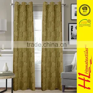 HLHT Welcome ODM With a Hole Popular Fashion Jacquard Curtain thumbnail-1