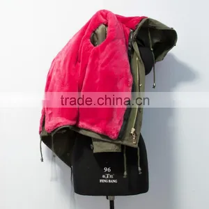 Hot Selling Fake Fur Parka Jacket in China thumbnail-6