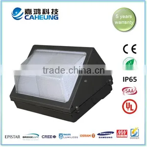 Warehouse Garage Outdoor Use 60W DLC LED Wall Pack thumbnail-1