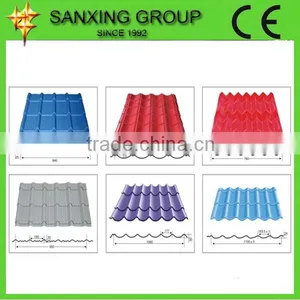 Glazed Roof Tile Steel Roll Forming Machine Roll Former thumbnail-2