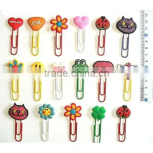 Beautiful and Special Non-phthalates and Lead Free Soft Pvc Paper Clip thumbnail-3
