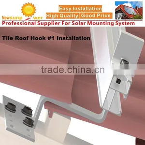 Solar Panel Racking Tile Roof Hook thumbnail-1