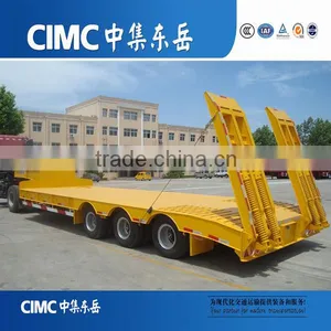 CIMC 60 Ton Low Bed Truck Semi Trailer thumbnail-1