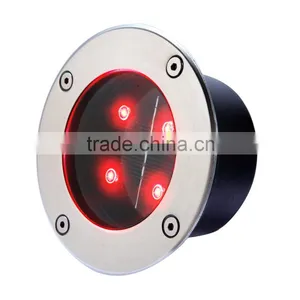 High Power LED Tempered Glass Led Solar Underground Lights thumbnail-1