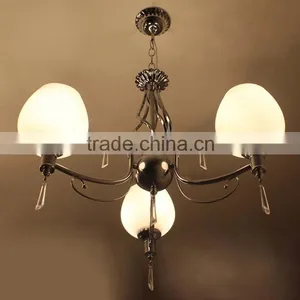 UL SAA CE Modern Colourful Chandeliers & Hanging Lights/ E27 Glass Pendant Lamp Ceiling Light MD-5114-3 thumbnail-1