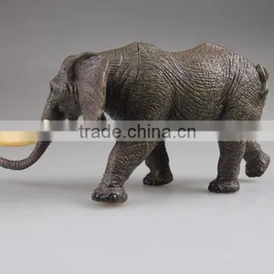 Mini Plastic Elephant Realistic PVC Plastic Elephant Plastic Elephant 3d Animals Craft thumbnail-3