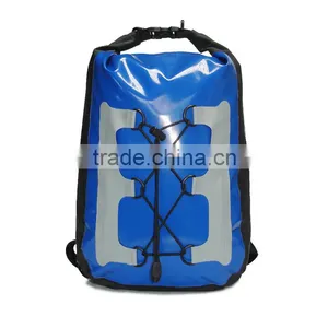 Customized Tarpaulin Waterproof Backpack Dry Bag 500D PVC Mesh,for Outdoor Sports, Hiking, Climbing, OEM and ODM Are Welcome thumbnail-4