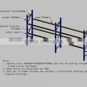 2016 Chinese Selective Storage Pallet Racking System thumbnail-6
