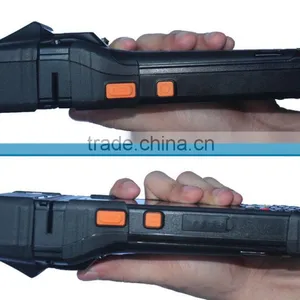 Android Handheld POS With Fingerprint,1D/2D,GPRS,3G,Camera,Bluetooth,GPS,IP65 thumbnail-2