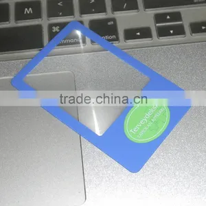Promotional Business Card Pvc Magnifier , Pvc Magnifier Bookmark , Magnifying Glass Business Cards thumbnail-1