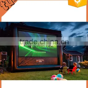 Hot Sale Custom Fashion Outdoor Movie Screen, Popular Projector Inflatable Movie Screen for Advertising thumbnail-1
