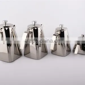 Stainless Steel 18/8 Mirror Finish Food Safety Round 300ml Small Tea Pot/water Kettle thumbnail-4