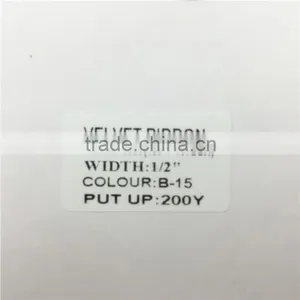 Wholesale 1/2" Metallic Velvet Ribbon,Velvet Tape,Velvet Ribbon thumbnail-3