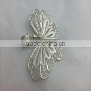 Pure Silver Butterfly Decorations Silver Plating Butterfly Artwork Electroplating Factory thumbnail-4
