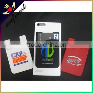 Silicone Card Holder,3m Adhesive Sticker Silicone Smart Wallet for Cell Phone thumbnail-4