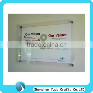 Unique Design Cheap Acrylic Wall Frame Wall Mounted Picture Photo Frame With Screws for Company Wholesale Cheap thumbnail-1
