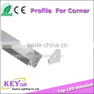 Surface Mounted Triangle Aluminum Extrusion Profile for Corner thumbnail-1