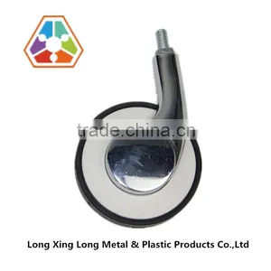 81*110*M8*15mm PA6 White Alloy Single-sided Caster Wheel thumbnail-1