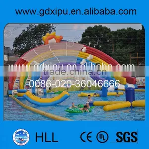 2015 Hot Sale Playground Equipment China Inflatable Floating Water Slide for Adults thumbnail-1