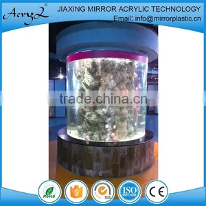 Clear Plastic Round Acrylic Fish Tank Aquarium Acrylic Cylinder thumbnail-4