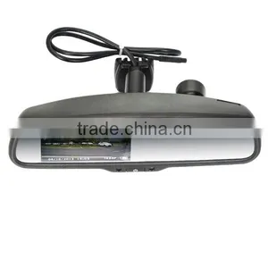 4.3" 1080P Car DVR Rearview Mirror With WIFI, 2-channel Recording, GPS Tracker and Auto Dimming thumbnail-2