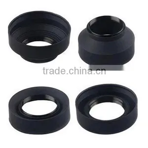 Best Price Digital Photo 3 Stage Collapsible Rubber 49mm Lens Hood thumbnail-3