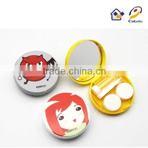 A-8068Cute Lovely Travel Portable Contact Lens Lenses Container Case Set Mate Holder Box thumbnail-1