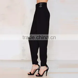 Trade Assuarance Supplier Latest New Design Fashion High Waisted Women Casual Pants thumbnail-3