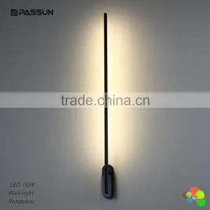2016 Passun New Product Slim Elegant Black Led Wall Light for Decoration thumbnail-3