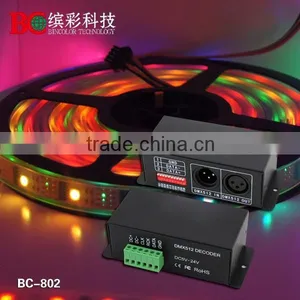 BC-802-6803 DC5V-24V LPD6803 DMX SPI Signal Decoder Compatible With LPD1101, D705, UCS6909, UCS6912 thumbnail-3
