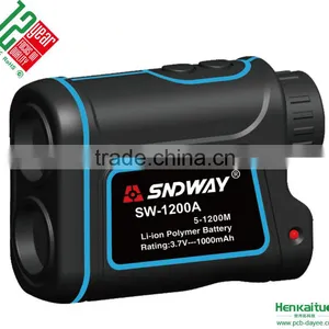 China Multifunction RS232 Long Laser Distance Meter 1500m Laser Golf Hunting Rangefinder thumbnail-1
