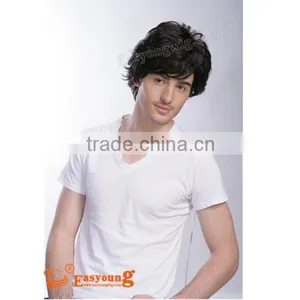 Men's Toupee,synthetic Hair Lace Wigs for Men Price thumbnail-3