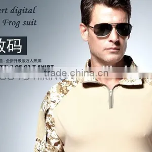 Commando Khaki Digital Desert Camouflage Frog Suits Camouflage Pants Army Uniform thumbnail-4