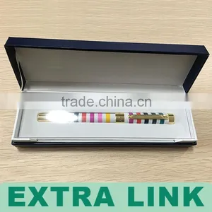 China Manufacturer Custom Fountain Pen Box With PVC Cover Lid thumbnail-5