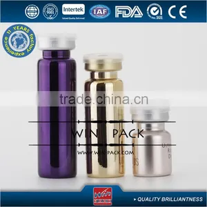 10ml Purple Essential Lotion Bottle With Aluminum Cap thumbnail-1