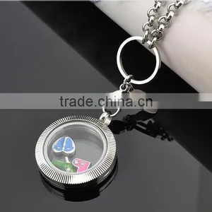 Lastest Design Stainless Steel Glass Locket Floating Charm Locket thumbnail-1