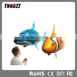 Remote Control Balloon Flying Fish Shark RC Plastic Inflatable Blimp Animal Balloon Children Toys Gifts thumbnail-1