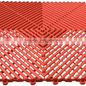 OEM Heat Insulation Well Drained Antiskidding PP Garage Floor Mat thumbnail-1